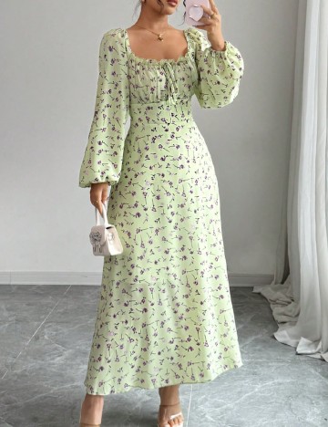 Rochie lunga SHEIN, verde