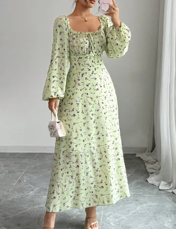 Rochie lunga SHEIN, verde