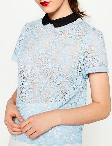 Bluza Zara, albastru deschis