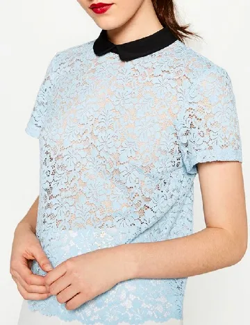 Bluza Zara, albastru deschis