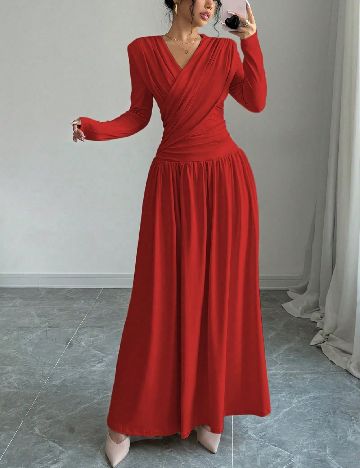 Rochie lunga SHEIN, rosu