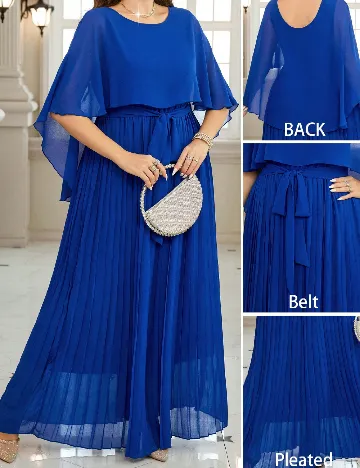 Rochie lunga SHEIN CURVE, albastru