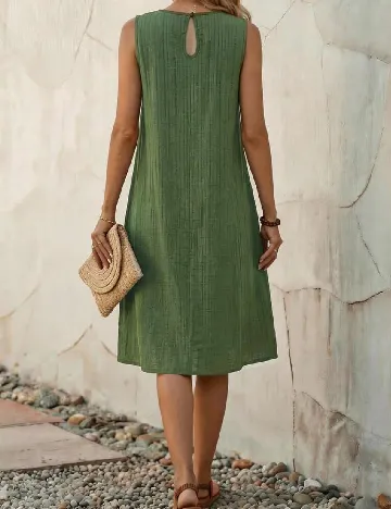 Rochie medie Emery Rose, verde