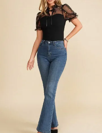 Top SHEIN, negru