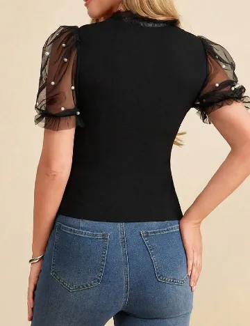 Top SHEIN, negru