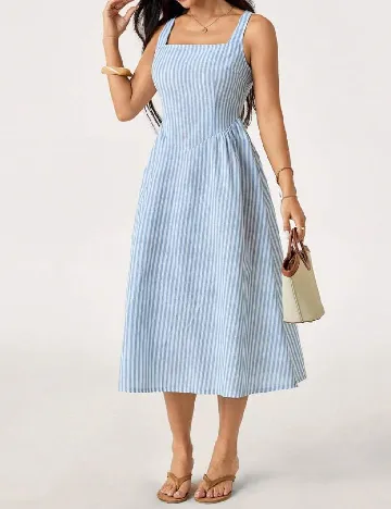 Rochie medie SHEIN, albastru