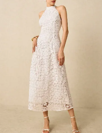Rochie medie SHEIN, alb