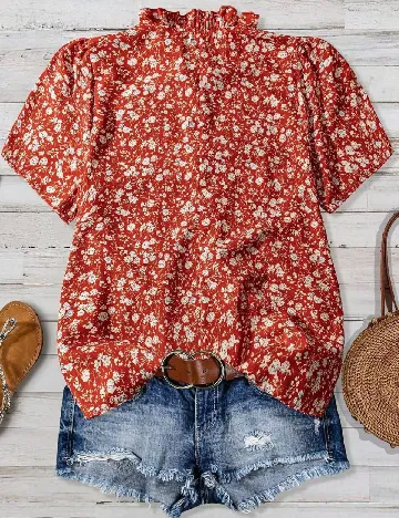 Bluza SHEIN CURVE, floral print