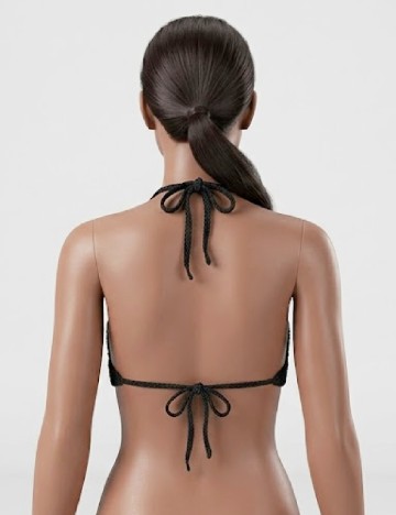 Sutien de baie Bershka, negru