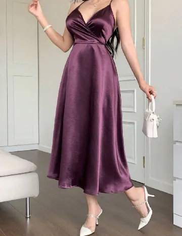 Rochie lunga Dazy, mov