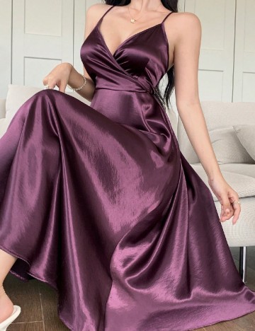 Rochie lunga Dazy, mov
