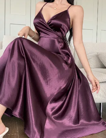 Rochie lunga Dazy, mov