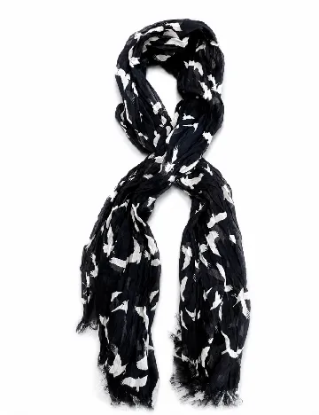 Esarfa Bershka, negru