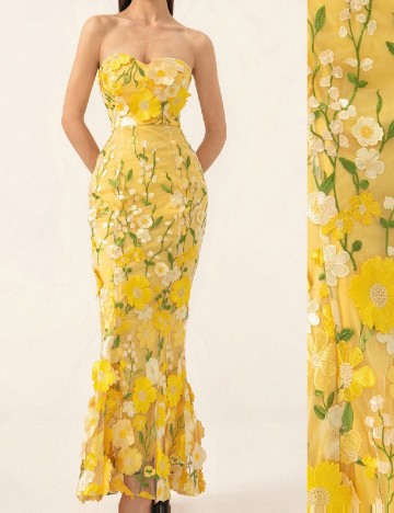 Rochie lunga SHEIN, galben