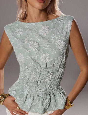 Top SHEIN, verde
