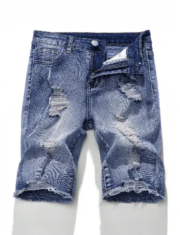 Pantaloni scurti Shein Kids, albastru