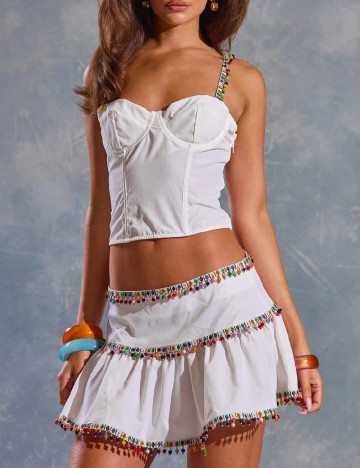 Top SHEIN, alb