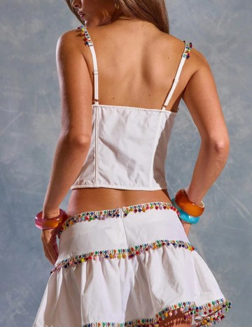 Top SHEIN, alb