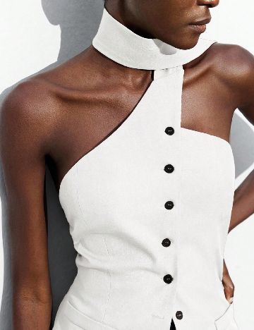 Top SHEIN, alb