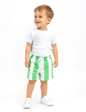 Pantaloni scurti de baie Zara, verde