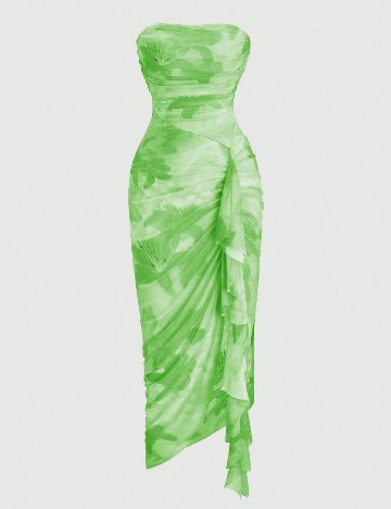 Rochie medie SHEIN, verde