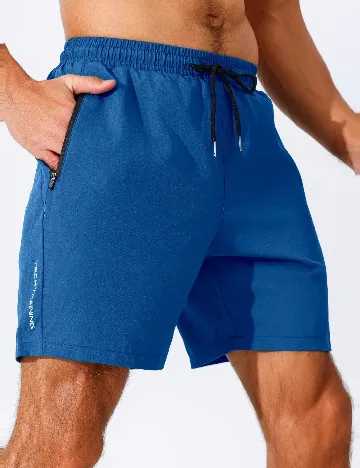 Pantaloni scurti SHEIN, albastru