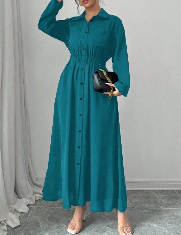 Rochie lunga SHEIN, albastru