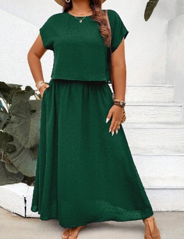 Compleu SHEIN CURVE, verde