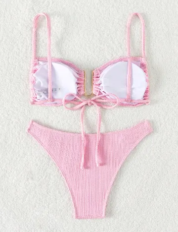 Costum de baie SHEIN, roz