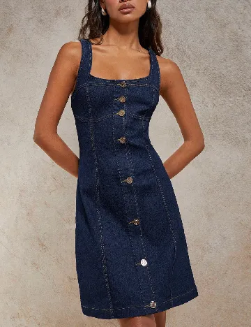 Rochie scurta SHEIN, bleumarin inchis