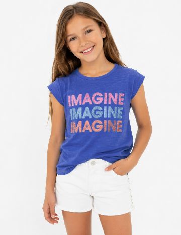 Tricou Zara, albastru