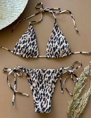 Costum de baie SHEIN, animal print