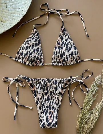 Costum de baie SHEIN, animal print