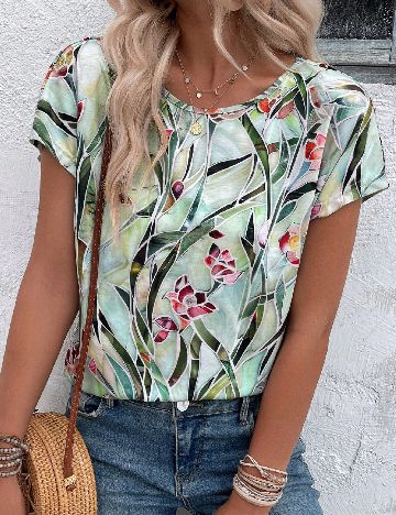 Tricou Emery Rose, verde