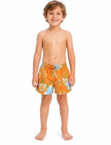 Pantaloni scurti de baie Zara, portocaliu