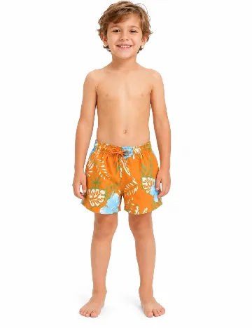 Pantaloni scurti de baie Zara, portocaliu