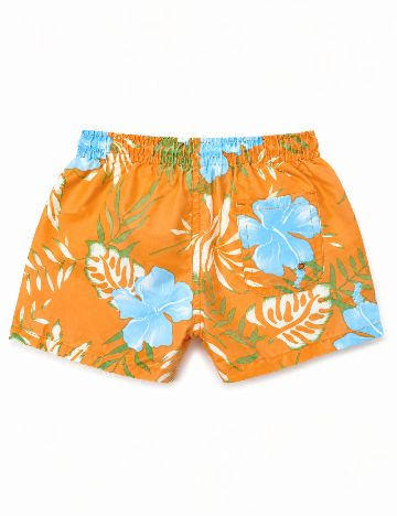 Pantaloni scurti de baie Zara, portocaliu