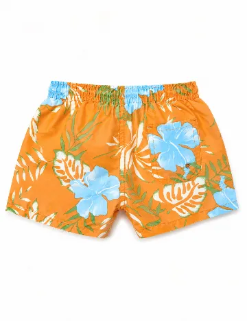 Pantaloni scurti de baie Zara, portocaliu