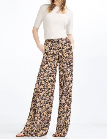 Pantaloni Zara, floral print