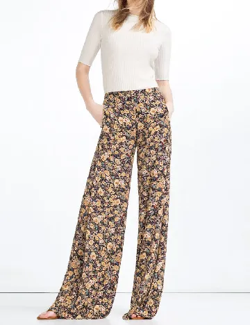 Pantaloni Zara, floral print