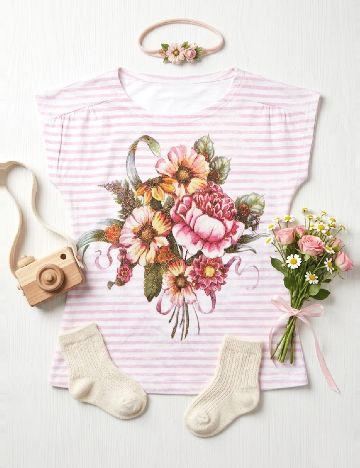 Tricou Zara, roz