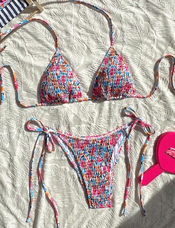 Costum de baie SHEIN, mix culori