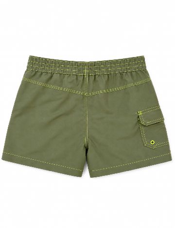 Pantaloni scurti de baie Zara, verde