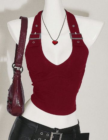 Top SHEIN, rosu