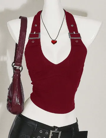 Top SHEIN, rosu