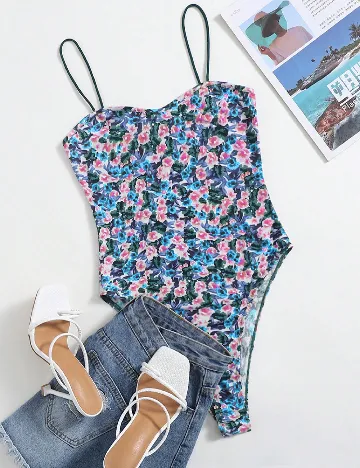 Body SHEIN, floral print