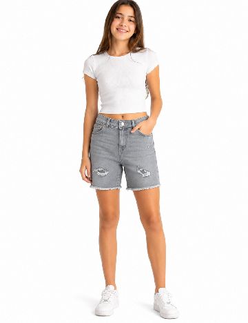 Pantaloni scurti Zara, gri