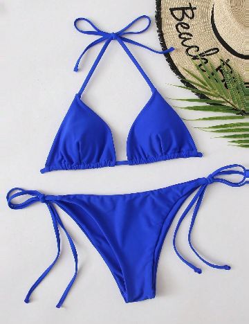 Costum de baie SHEIN, albastru