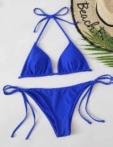 Costum de baie SHEIN, albastru