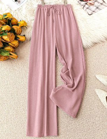 Pantaloni SHEIN CURVE, roz